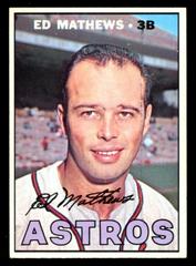 Ed Mathews #166 Baseball Cards 1967 O Pee Chee Prices