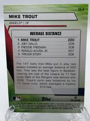 Back Of Card | Mike Trout Baseball Cards 2021 Topps Significant Statistics