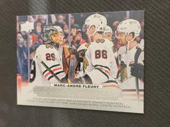 Main Image | Marc Andre Fleury Hockey Cards 2022 Upper Deck Tim Hortons Triumphs