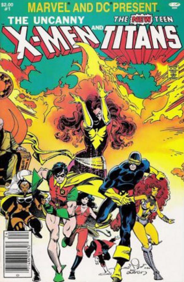 Marvel and DC Present: The Uncanny X-Men and The New Teen Titans [Newsstand] #1 (1982) Comic Books Marvel and DC Present