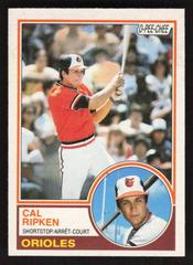 Cal Ripken Jr. Baseball Cards 1983 O Pee Chee Prices