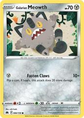 Galarian Meowth #84 Pokemon Crown Zenith Prices