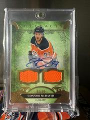 Connor McDavid [Autograph Material Gold] Hockey Cards 2020 Upper Deck Artifacts Prices