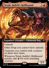 Tesak, Judith's Hellhound [Extended Art] #346 Magic Murders at Karlov Manor Commander Prices