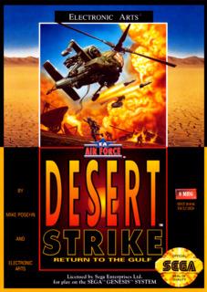 Desert Strike Return to the Gulf Sega Genesis