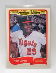 Rod Carew #5 Baseball Cards 1985 Fleer Limited Edition Prices