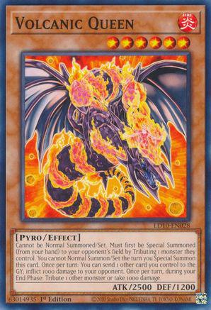 Volcanic Queen LD10-EN028 YuGiOh Legendary Duelists: Soulburning Volcano