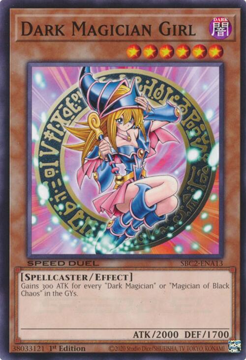 Dark Magician Girl SBC2-ENA13 YuGiOh Speed Duel: Battle City Finals