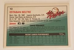 1992 Leaf, Inc. #10 | Esteban Beltre [No Rookie Prospect] Baseball Cards 1992 Score