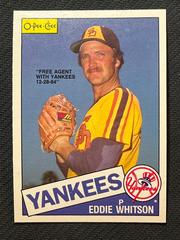 Eddie Whitson #98 Baseball Cards 1985 O Pee Chee Prices