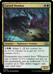 Cursed Wombat [Foil] #181 Magic Modern Horizons 3 Prices