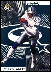 Deion Sanders [Blue] Football Cards 1998 Upper Deck UD Choice Starquest Prices
