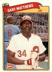 Gary Matthews #118 Baseball Cards 1989 Swell Greats Prices