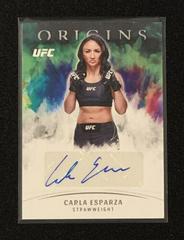 Carla Esparza Ufc Cards 2022 Panini Chronicles UFC Origins Autographs Prices