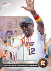 Dusty Baker #OS-3 Baseball Cards 2022 Topps Now Off Season Prices