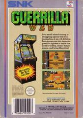 Guerrilla War - Back | Guerrilla War NES