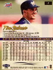 Rear | Tim Salmon Baseball Cards 1998 Ultra