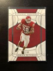 Adrian Peterson #3 Football Cards 2022 Panini National Treasures Collegiate Prices
