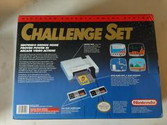 BACK OF BOX | Nintendo NES Challenge Set Console NES