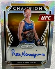 Rose Namajunas [Silver] Ufc Cards 2022 Panini Prizm UFC Champion Signatures Prices