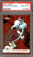 Sylvester Morris #15 Football Cards 2001 Topps Finest Prices