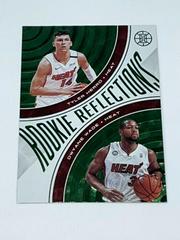 Tyler Herro, Dwyane Wade [Emerald] #17 Basketball Cards 2019 Panini Illusions Rookie Reflections Prices