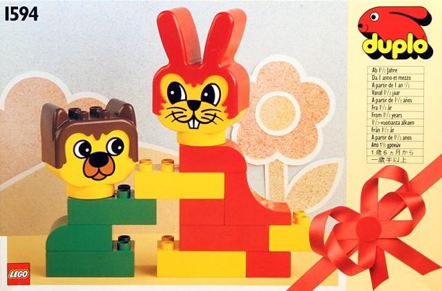 Rabbit and Bear Friend #1594 LEGO DUPLO