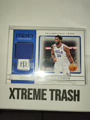Joel Embiid Basketball Cards 2022 Panini National Treasures Jersey Prices