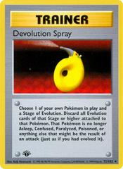 Devolution Spray [1st Edition] #72 Pokemon Base Set Prices