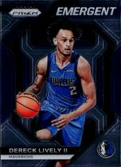 Dereck Lively II #26 Basketball Cards 2023 Panini Prizm Emergent Prices