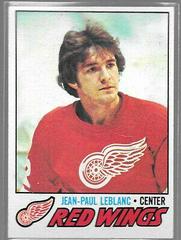 Jean Paul LeBlanc Hockey Cards 1977 Topps Prices