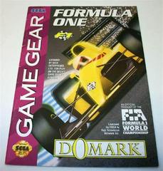 Formula One - Manual | Formula 1 Sega Game Gear