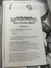 Addendum | Morrowind Prophecies [Game of the Year Edition] Strategy Guide