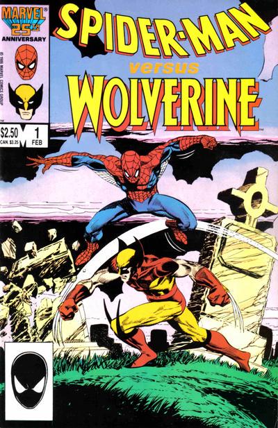 Spider-Man vs. Wolverine #1 (1987) Comic Books Spider-Man vs. Wolverine