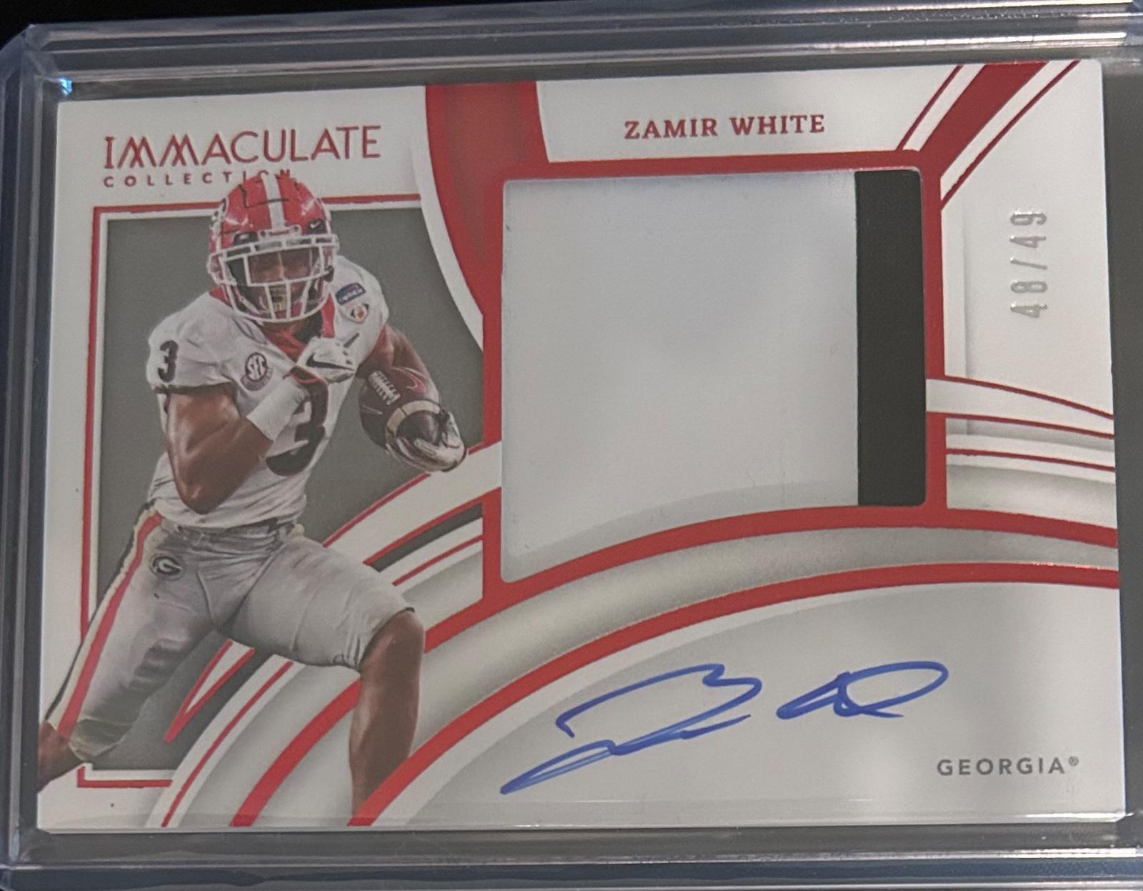 Zamir White Ruby Pp13 Prices 2022 Panini Immaculate Collegiate Premium Rookie Patch 