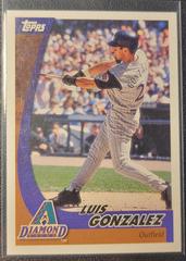 Front | Luis Gonzalez Baseball Cards 2002 Topps Post Cereal