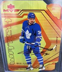 Auston Matthews Hockey Cards 2021 Upper Deck MVP Colors and Contours Prices