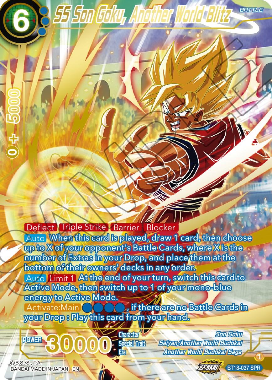 SS Son Goku, Another World Blitz [SPR] BT18-037 Dragon Ball Super Dawn of the Z-Legends