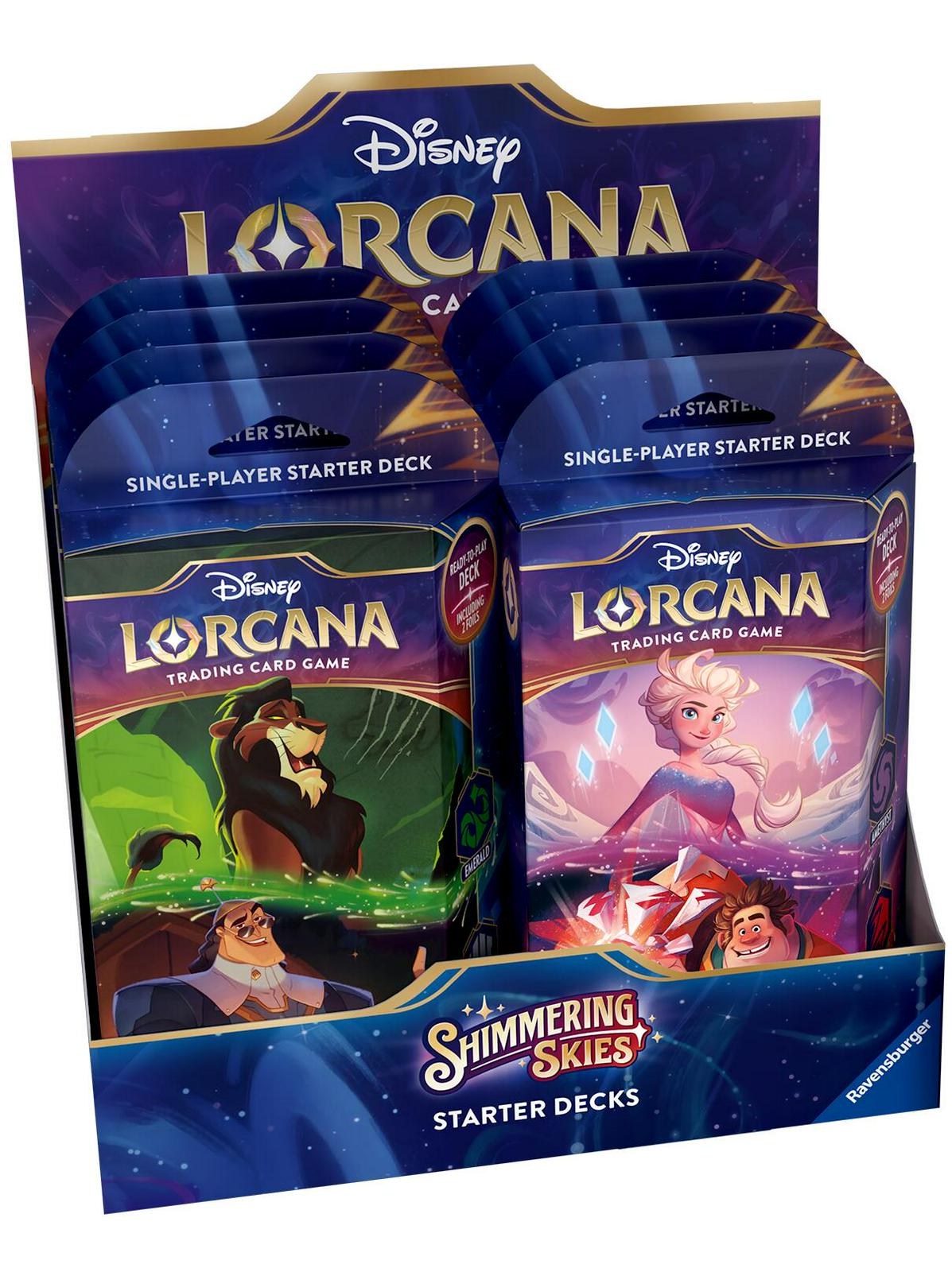 Starter Deck Display Lorcana Shimmering Skies