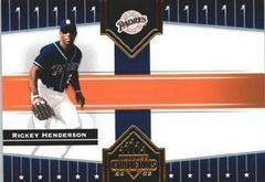 Rickey Henderson Baseball Cards 2005 Donruss Champions Prices