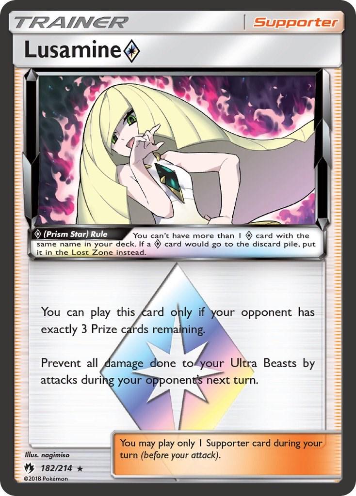 Lusamine #182 Pokemon Lost Thunder