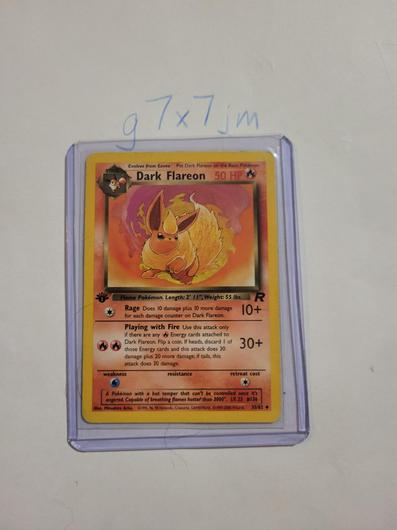 Dark Flareon [1st Edition] #35 photo