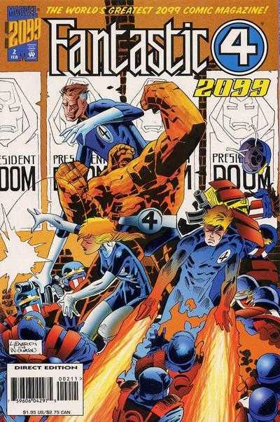 Fantastic Four 2099 #2 (1995) Comic Books Fantastic Four 2099