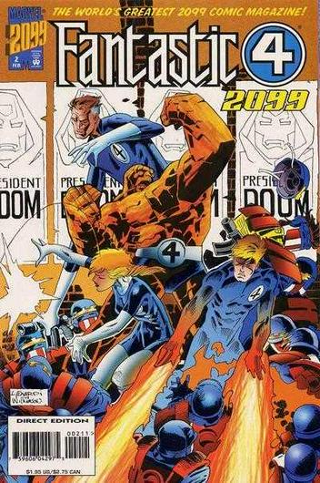 Fantastic Four 2099 #2 (1995) Cover Art
