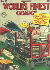 World's Finest Comics #13 (1944) Comic Books World's Finest Comics Prices