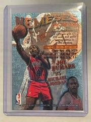Back | Michael Jordan Joe Dumars Basketball Cards 1995 Stadium Club Nemeses