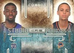 Stephen Curry, Tyreke Evans #9 Basketball Cards 2009 Panini Rookies & Stars Studio Combo Rookies Prices