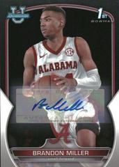 Brandon Miller [Autograph] #80 Basketball Cards 2022 Bowman Chrome University Prices