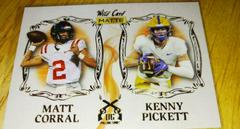 Matt Corral, Kenny Pickett [White Platinum] Football Cards 2022 Wild Card Matte Dueling Guns Prices