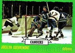 Jocelyn Guevremont Hockey Cards 1973 Topps Prices
